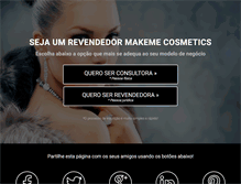 Tablet Screenshot of makemecosmetics.com